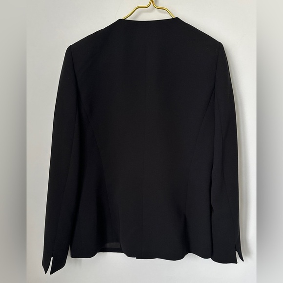 Jones Studio Separates Black Sleek Sophisticated Open Blazer Jacket Women’s 8 - Picture 3 of 6